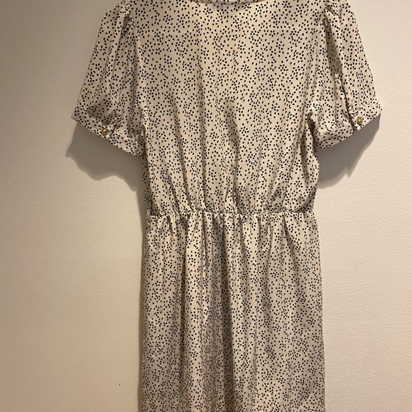 Forever 21 White Dress with Black Polka Dots - Picture 2 of 3